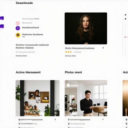 Google My Business dashboard showing reviews, photos, and analytics