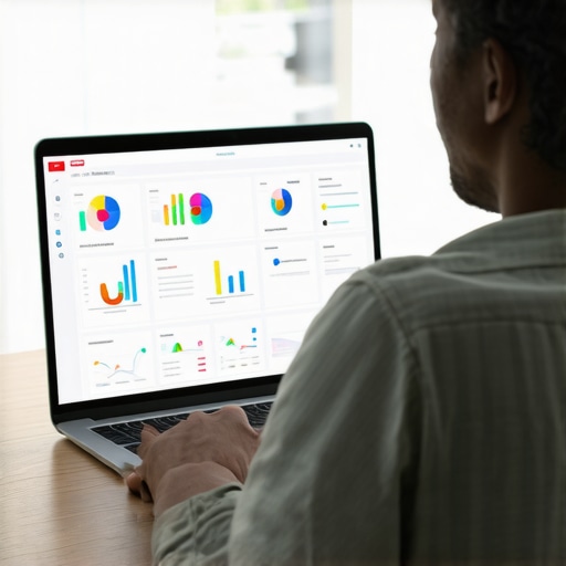 Effective Tools for Local SEO Success Person analyzing local SEO tools on a laptop for GMB and map rankings.