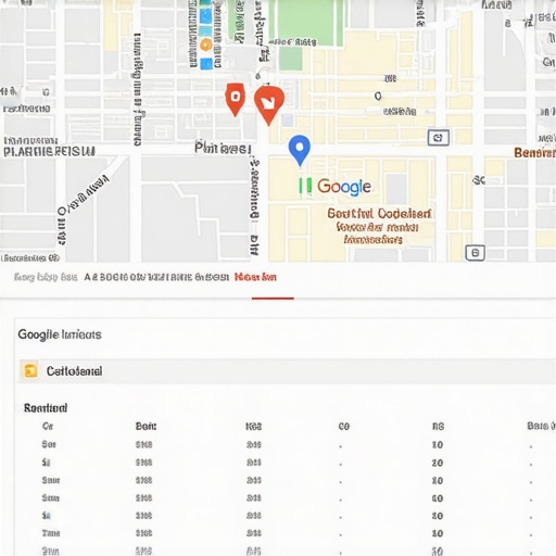 A chart illustrating increasing Google Maps rankings for local businesses.