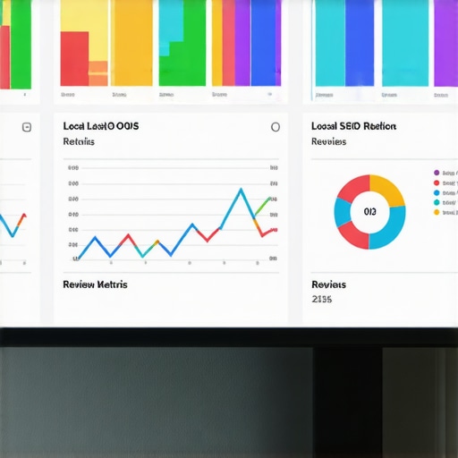 Google Maps SEO Dashboard Screenshot of local SEO tools and analytics dashboard showing map ranking stats.