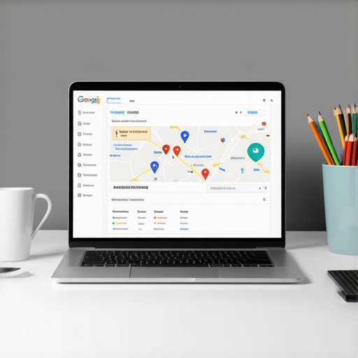 Screenshot of SEO software analyzing Google Maps rankings and responsiveness for local businesses