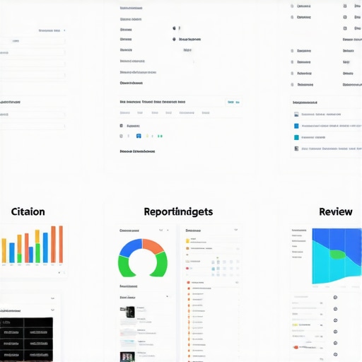 SEO Tools Workspace Screens displaying local SEO analytics and citation tracking tools