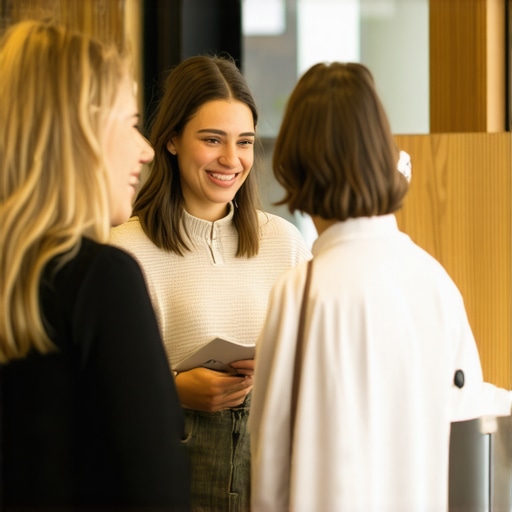 Business owner participating in a community event to boost local visibility.