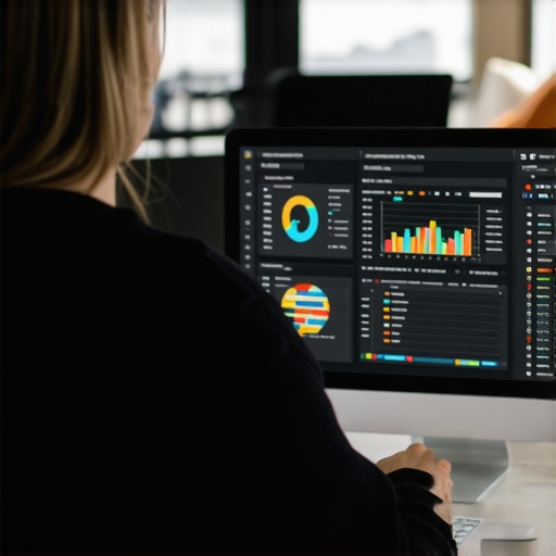 Effective SEO Tools for Local Business Person analyzing Google Maps ranking data on a computer