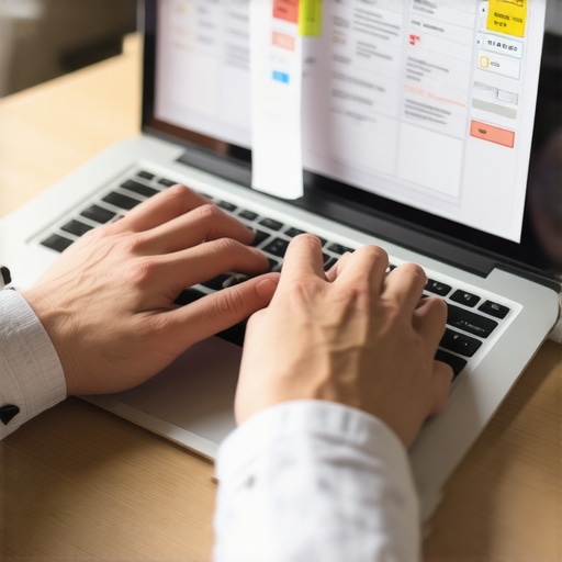 Person analyzing documents and submitting support tickets to improve Google My Business ranking.