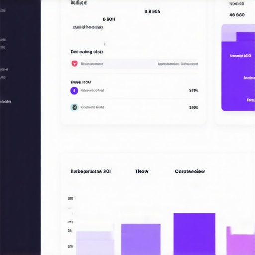 Dashboard displaying local SEO metrics and rankings