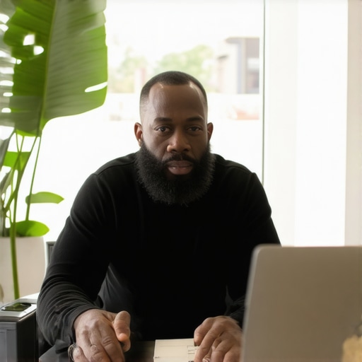 Business owner uploading photos and editing details on GMB profile