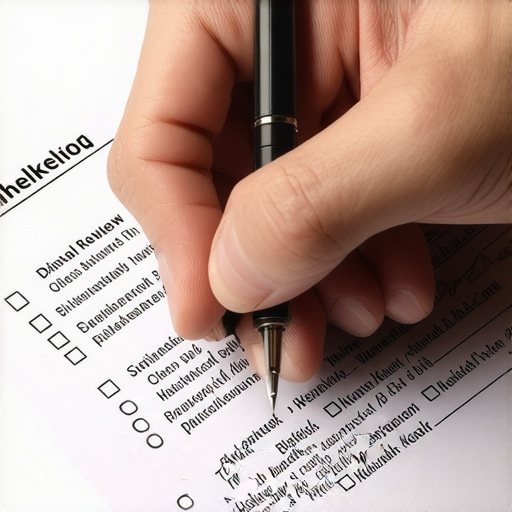 The physical checklist that forces a manual human review