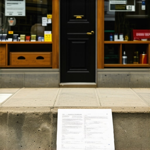 The specific documents needed to prove your storefront is a real physical location